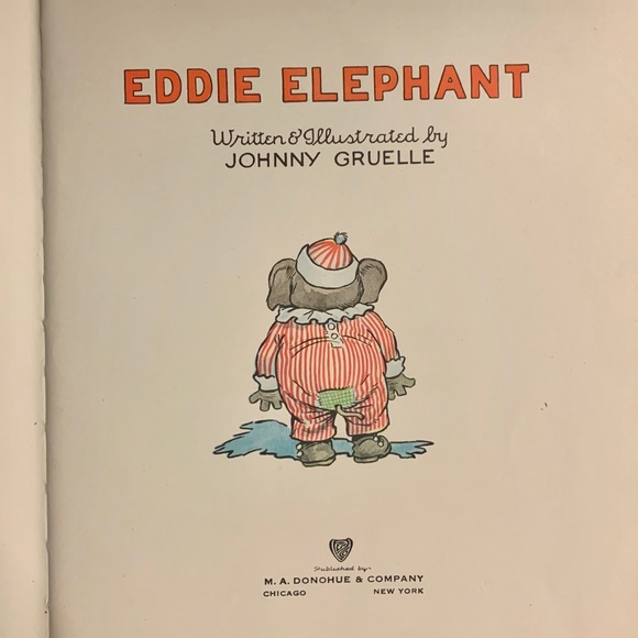 Eddie Elephant, by Johnny Gruelle - Picture 4 of 8